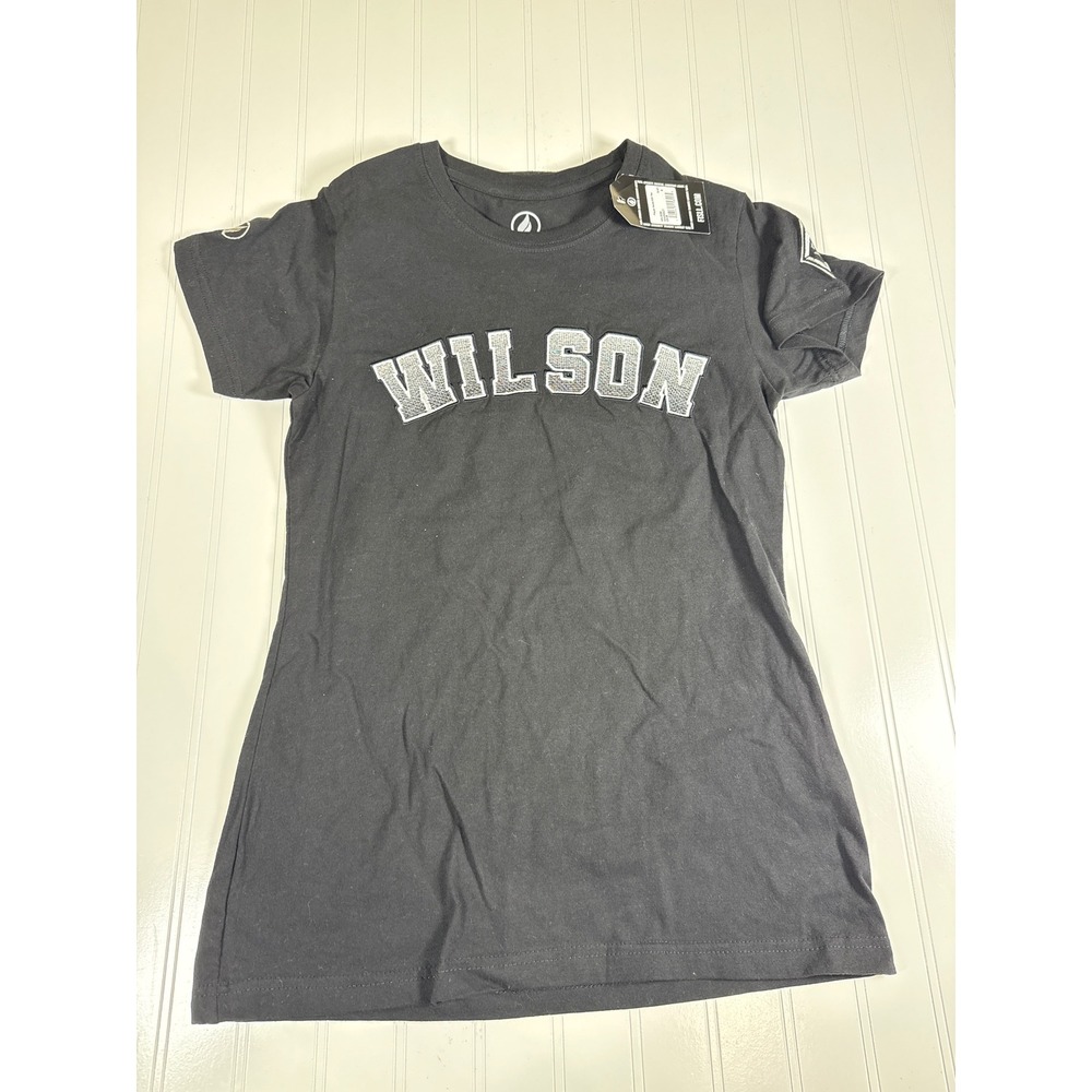 FISLL A'ja Wilson Las Vegas Aces WNBA Black Glitter Graphic T-Shirt Small New